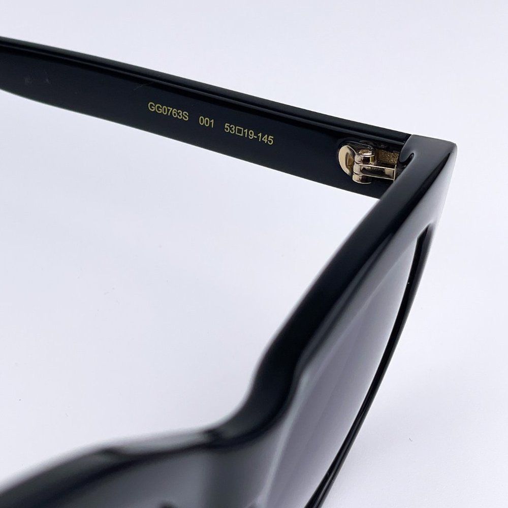 NEW GUCCI GG0763S 001 Black Gray Gradient Cat Eye Women Sunglasses - Picture 11 of 12